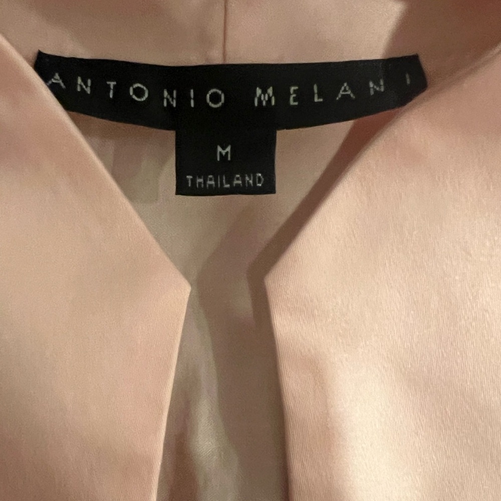 ANTONIO MELANI Pink Fitted Sleeveless Blouse - Picture 3 of 3